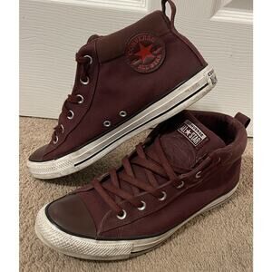 Converse All Star High Top Sneakers Burgundy